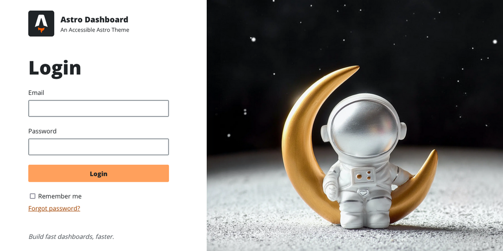 image of Accessible Astro Dashboard