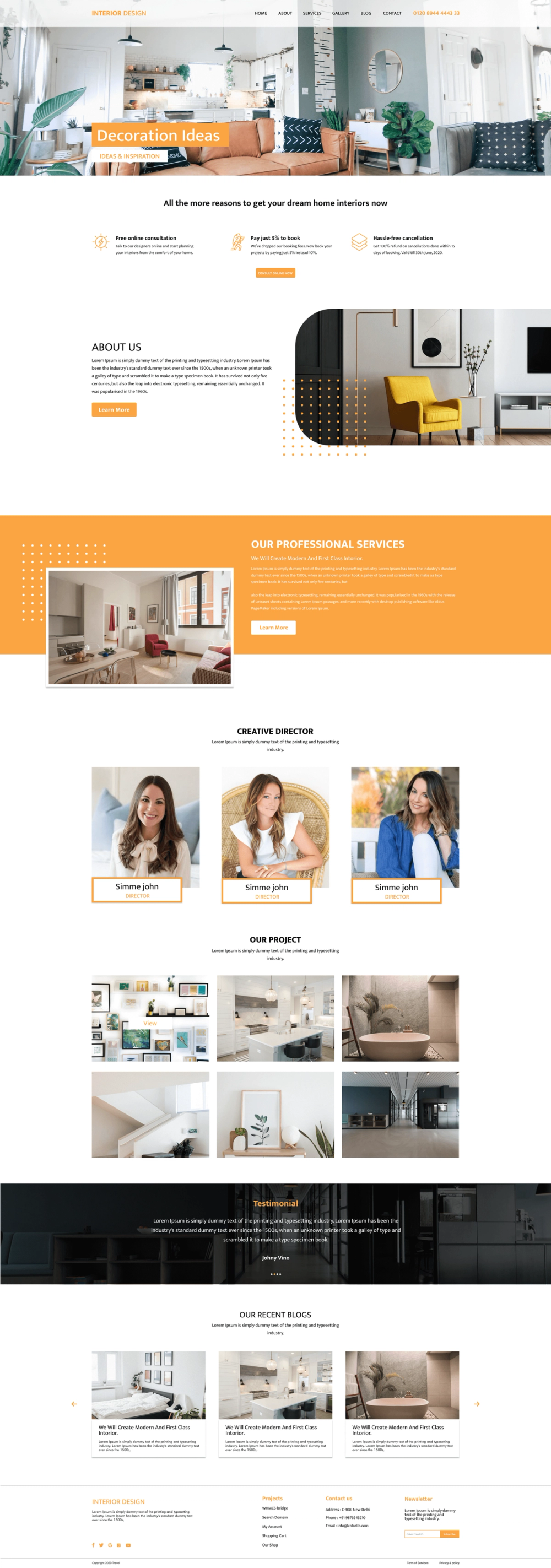 image of Interior Home Design Website