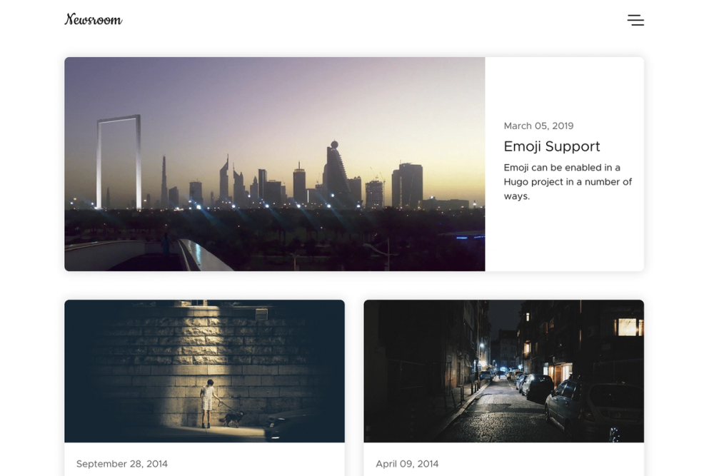 image of Newsroom Theme