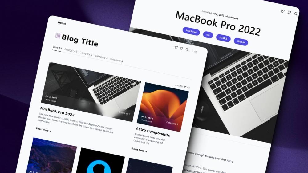 image of Openblog Blog Template