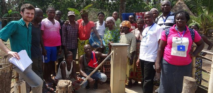 Projektzuwachs: Brunnen für Sierra Leone