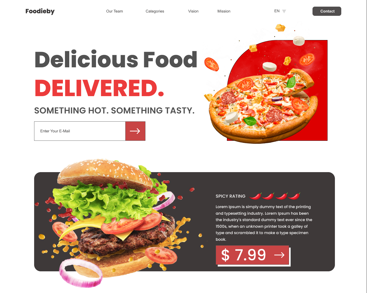 Food Brand Website