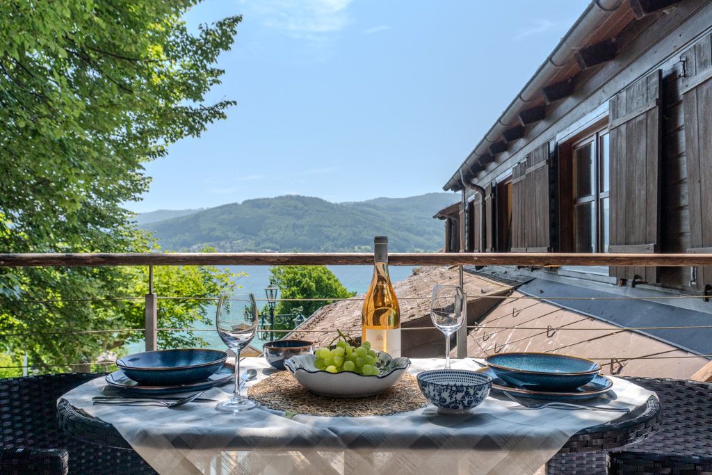 Seeblick Attersee