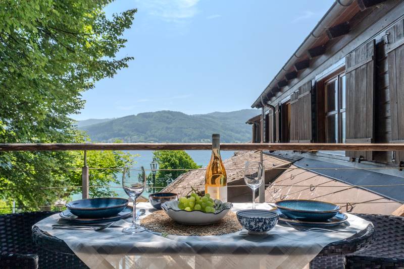 Seeblick Attersee