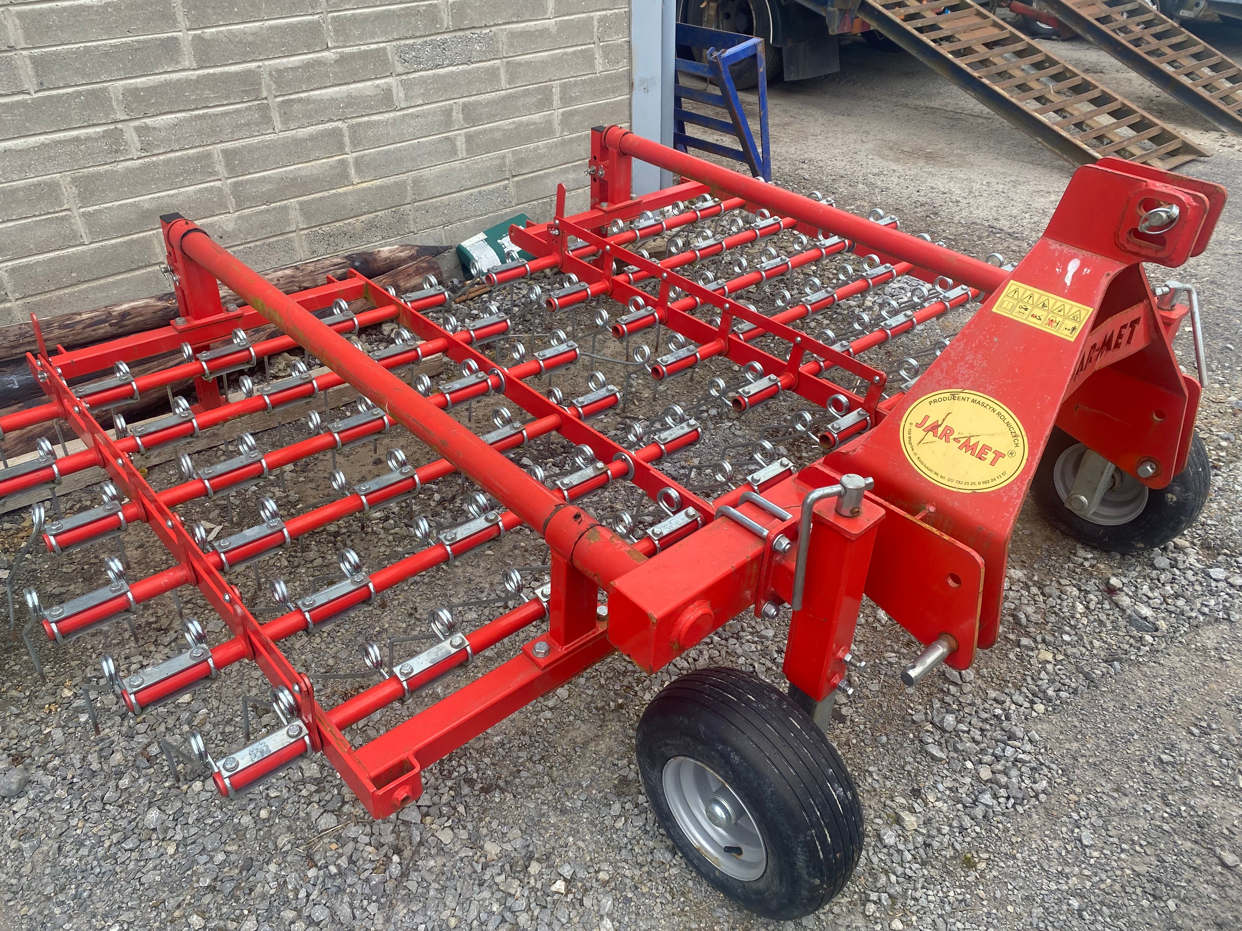 Jarmet grass harrow as new — photo 1