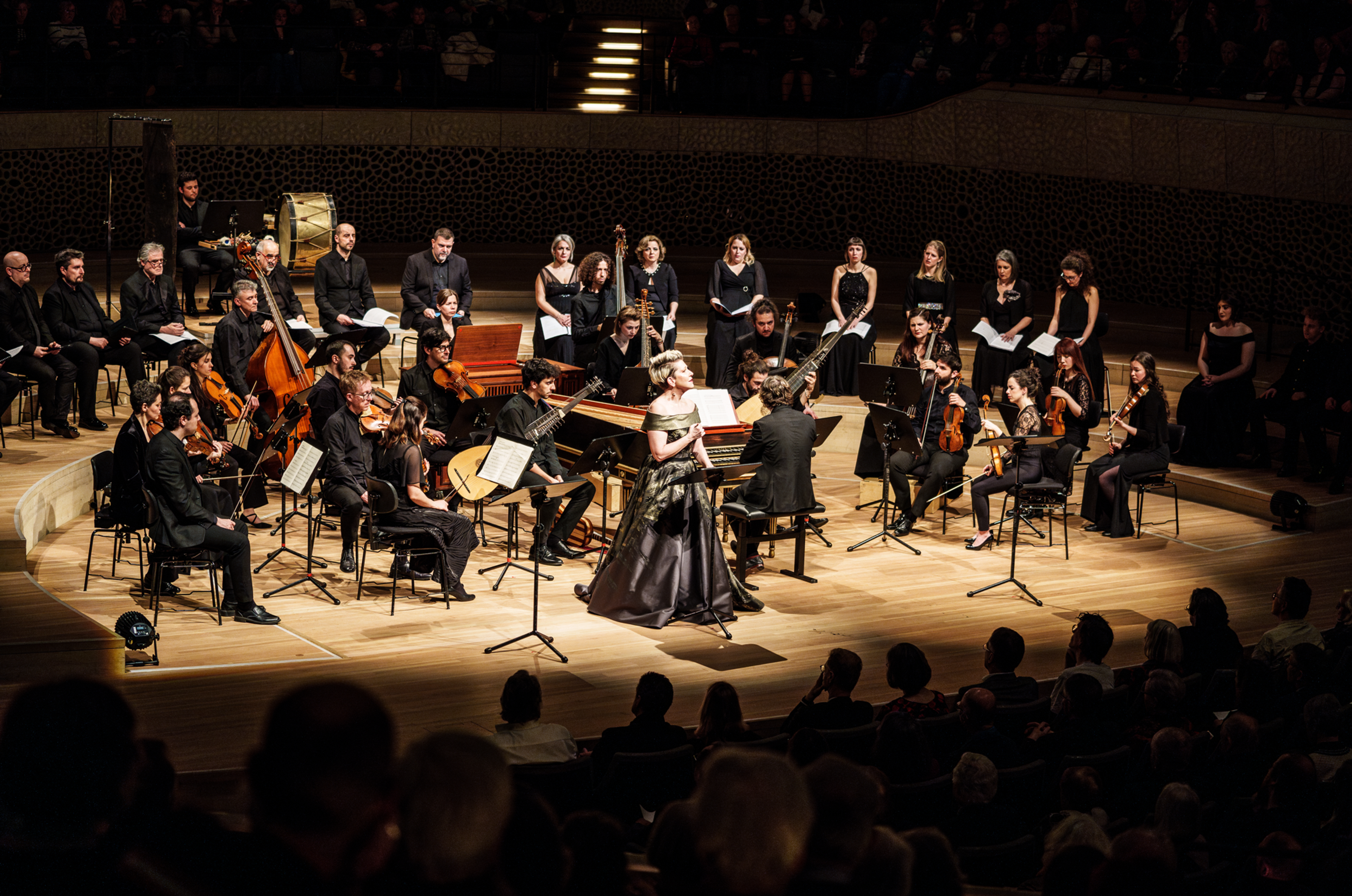 il pomo d'oro orchestra onstage with Joyce DiDonato