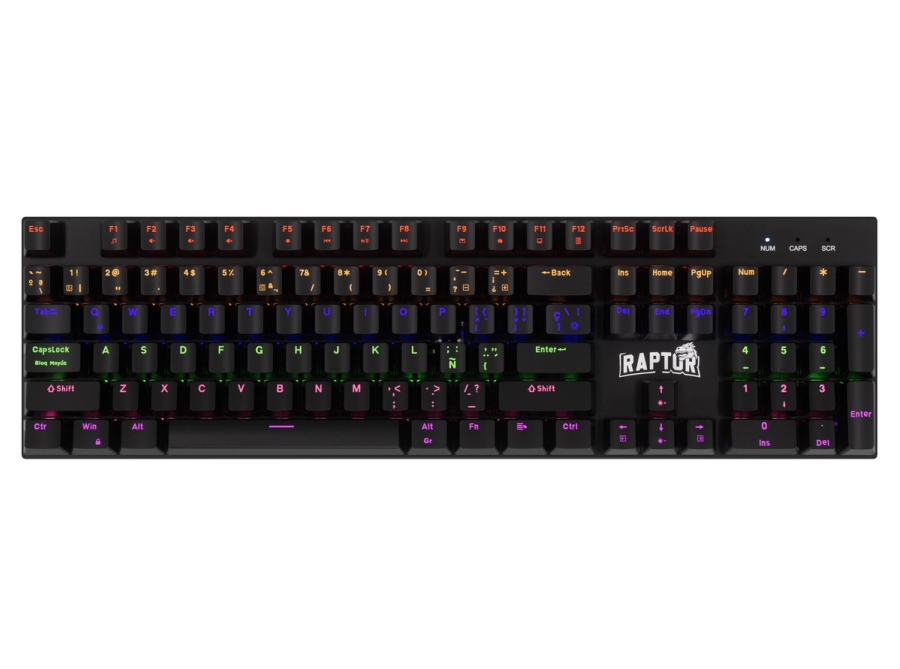 Teclado Gamer Raptor Fireclaw M104