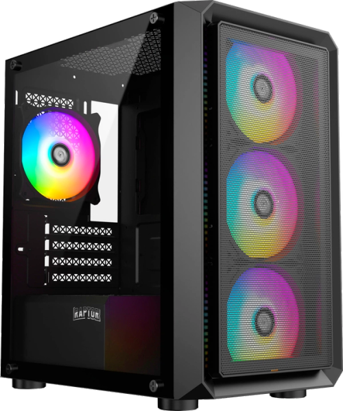Gabinete Raptor Infinity Mesh TG x2
