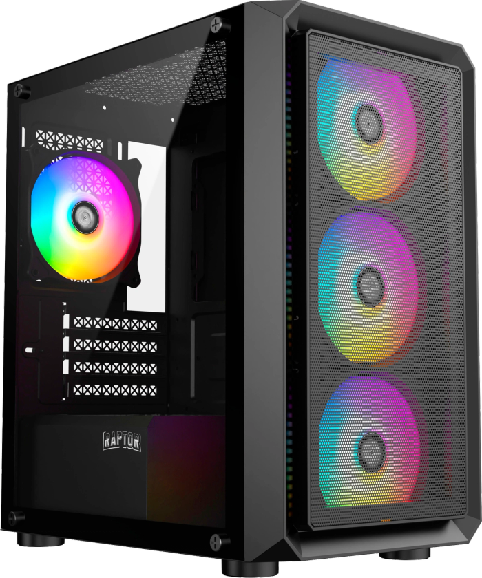 Gabinete Raptor Infinity Mesh TG x2