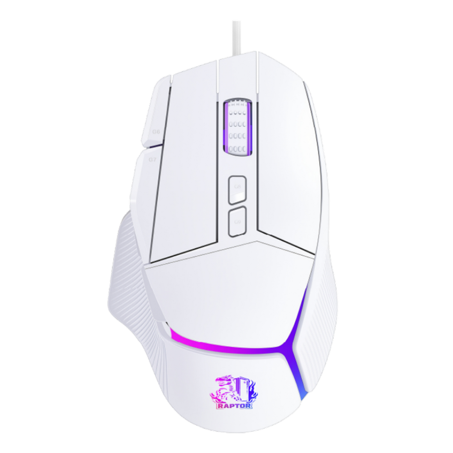 Mouse Gamer Raptor Storm Grip 9 White