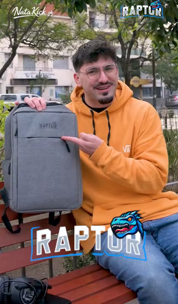 Instagram - Mochila Raptor Gris
