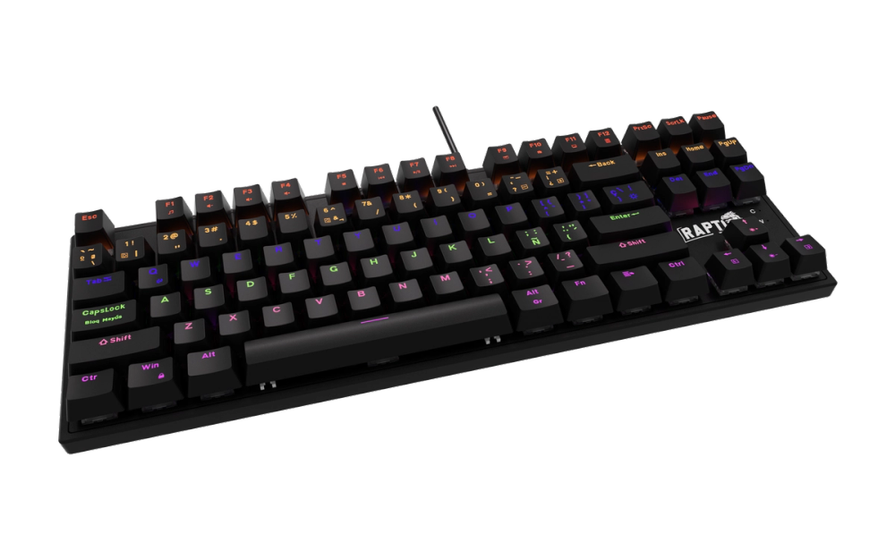 Teclado Mecánico Raptor: Velocidad y Respuesta Táctil