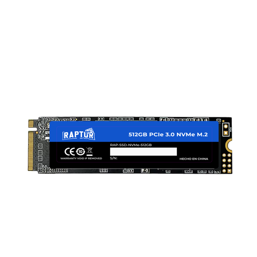 Disco SSD M.2 Raptor 512Gb Legacy NVMe