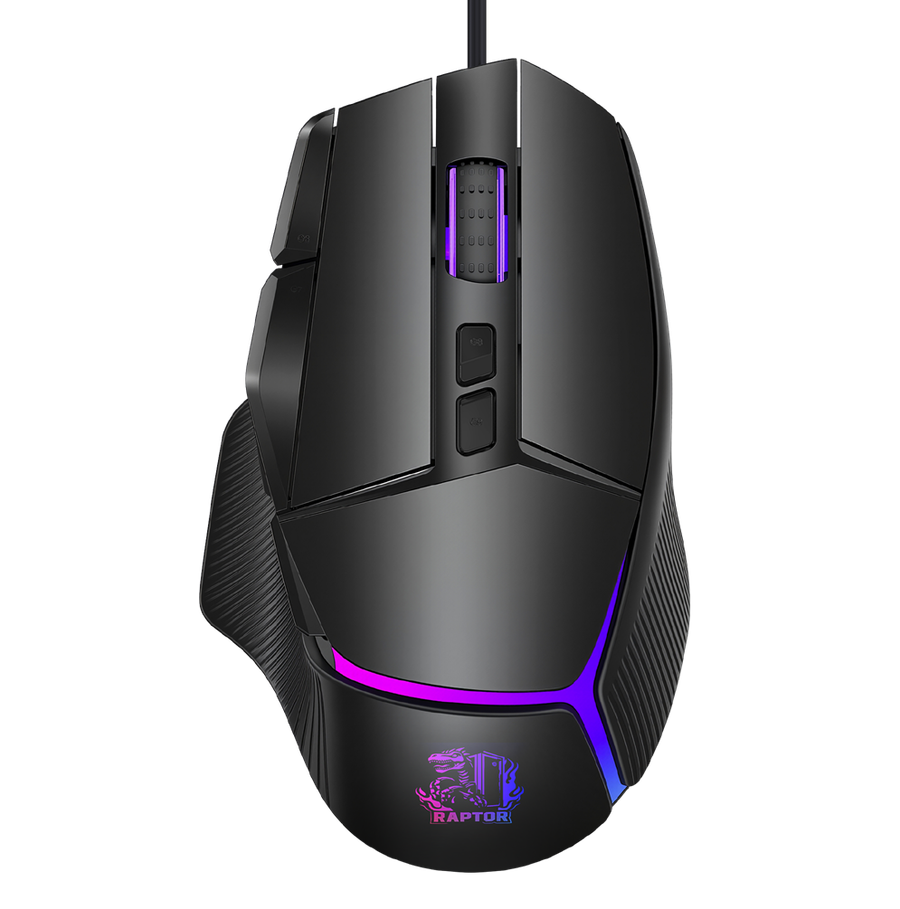Mouse Gamer Raptor Storm Grip 9 Black