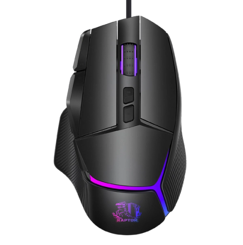 Mouse Gamer Raptor Storm Grip 9 Black