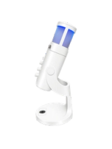 Microfono Raptor Vox PRO RGB USB White
