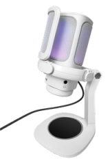 Microfono Raptor Vox RGB USB White