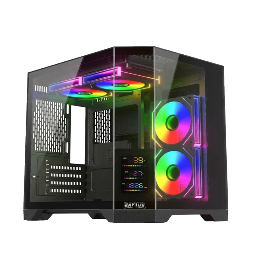 Gabinete Raptor Eclypse PRO TG x2 Mid-Tower