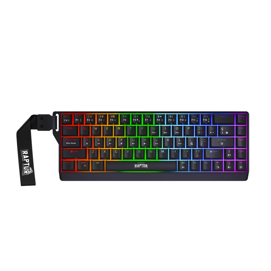 Teclado Raptor Fireclaw M68 Magnetico
