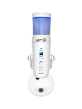 Microfono Raptor Vox PRO RGB USB White