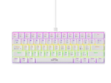 Combo Gamer Raptor Teclado 68 teclas White + Mouse RGB 8000dpi White + Mouse Pad S