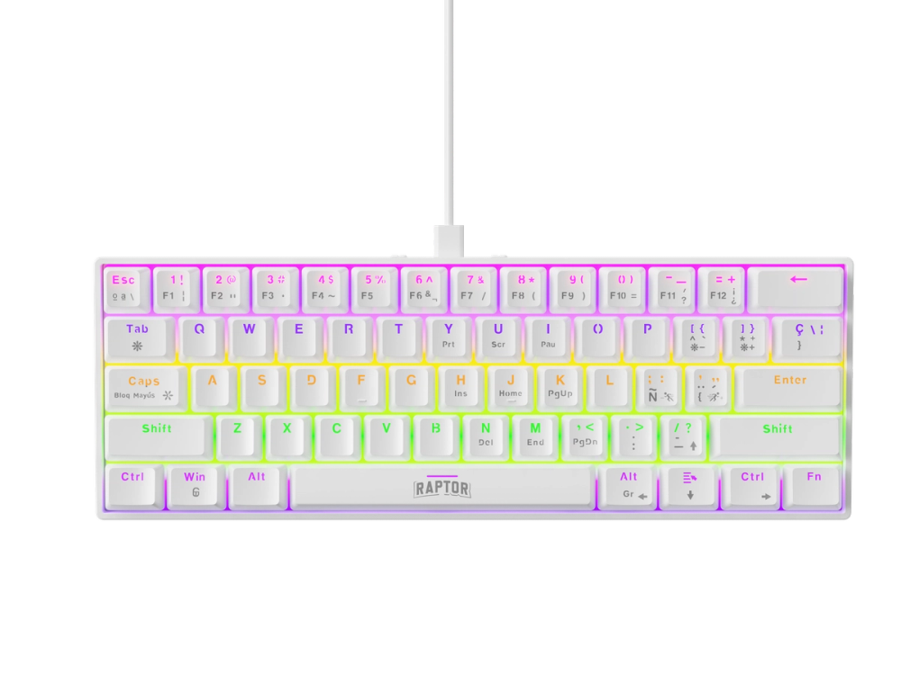 Teclado Mecánico Raptor Fireclaw M61