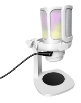Microfono Raptor Vox RGB USB White