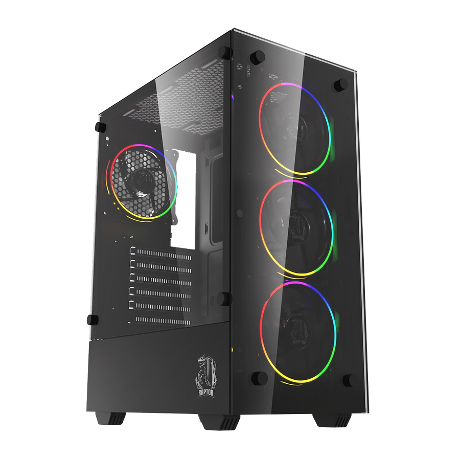 Gabinete Raptor Sentinel TG Mid-Tower