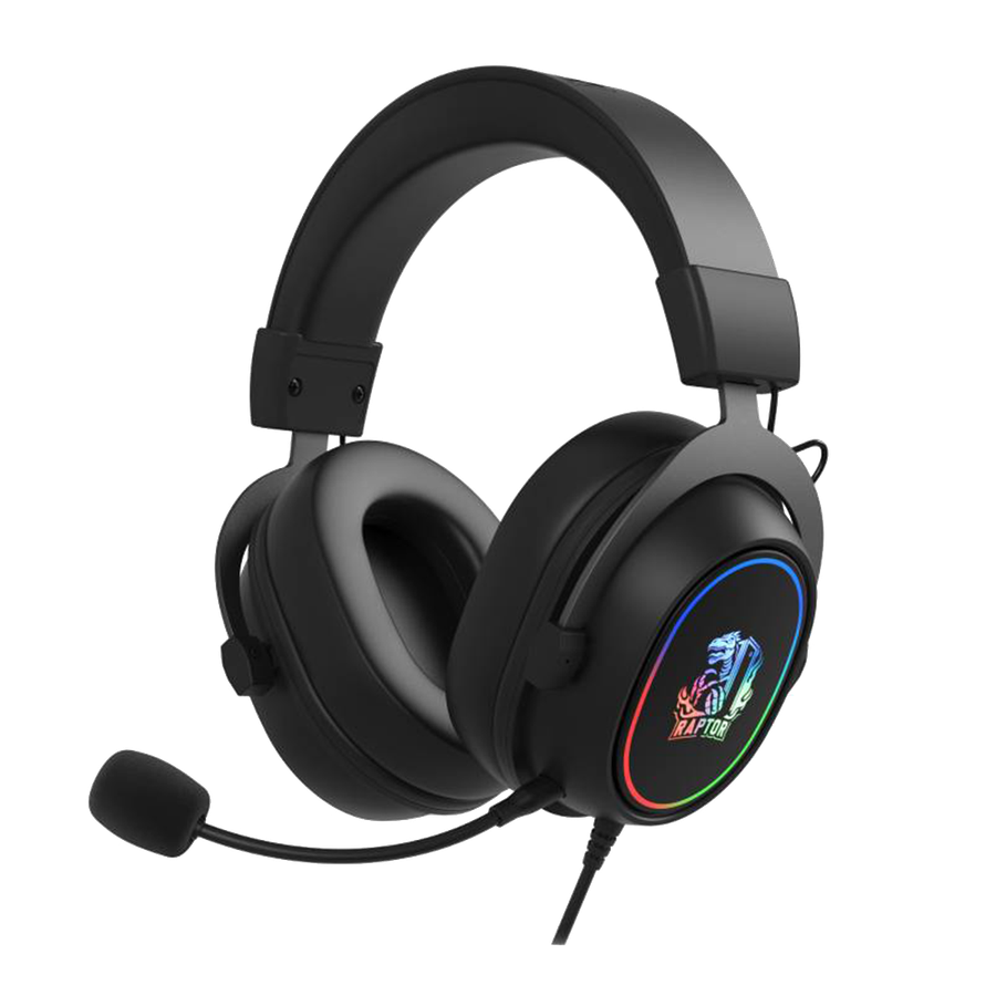 Auricular Raptor Inferno PRO RGB Negro
