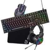 Combo Gamer Raptor Teclado 104 teclas