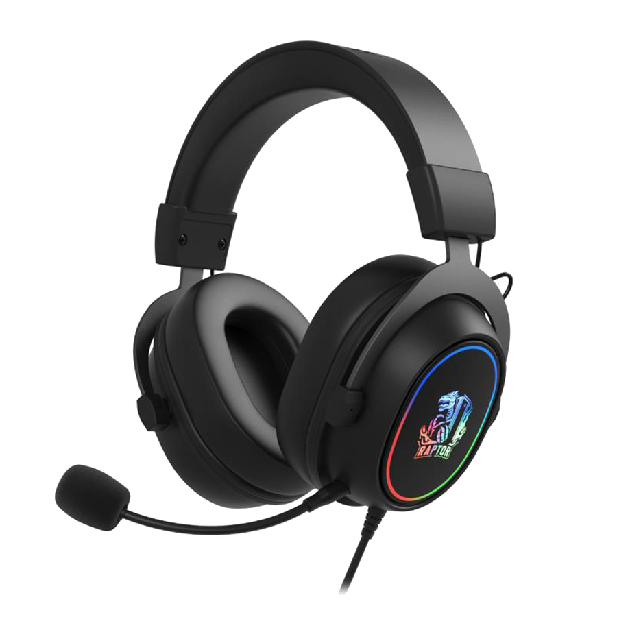 Auricular Raptor Inferno PRO RGB Negro