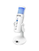 Microfono Raptor Vox PRO RGB USB White