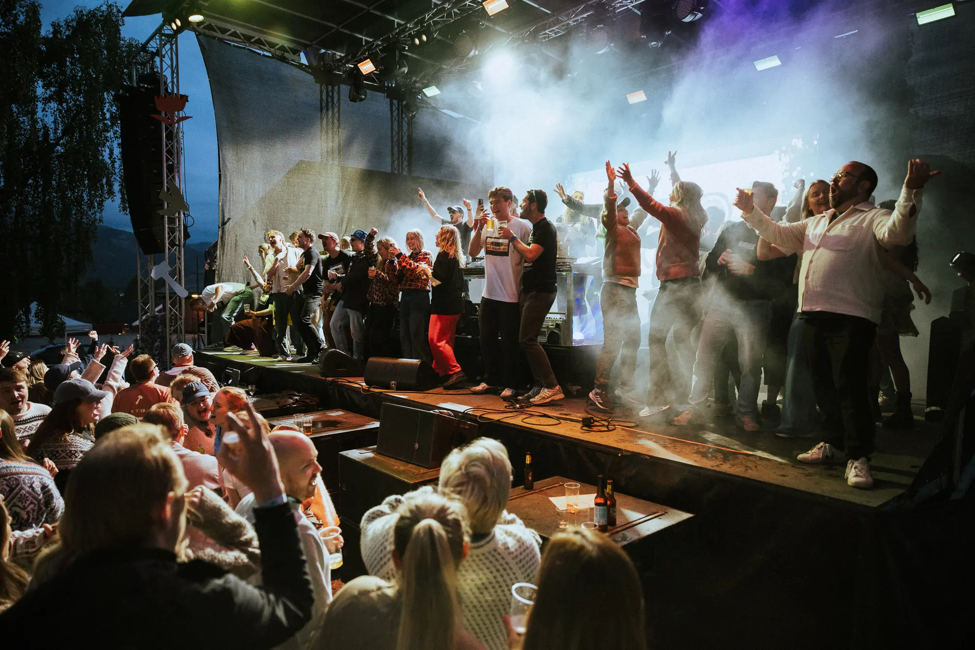 Vi tok over scenen på DJ Kassett