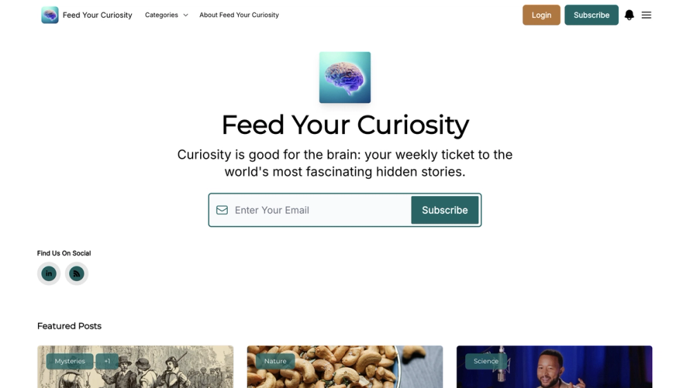 Feed Your Curiosity Featured Image Feed Your Curiosity Featured Image