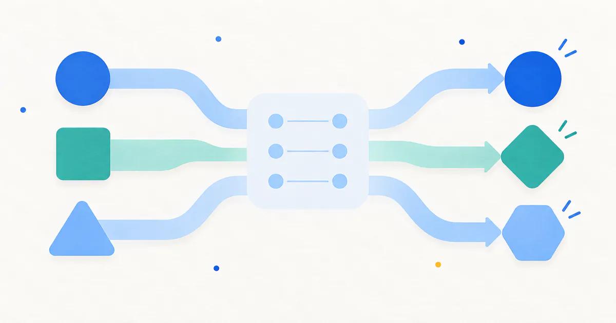 Three neutral strategy-platform pathways entering one structured comparison frame with shared evaluation criteria.