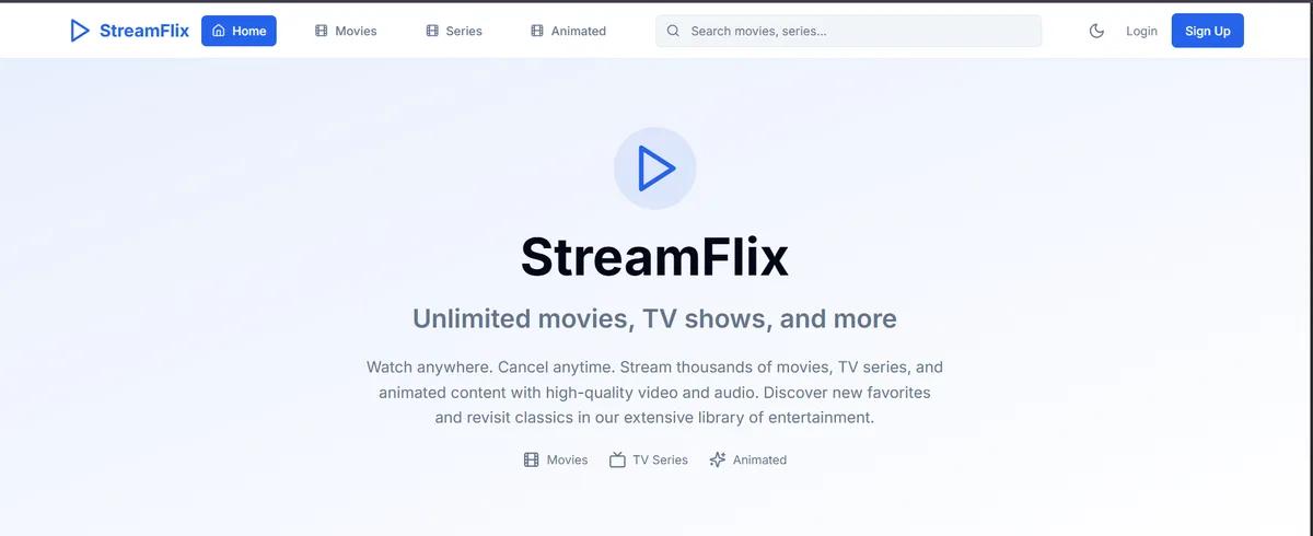 CinemaGhar website preview