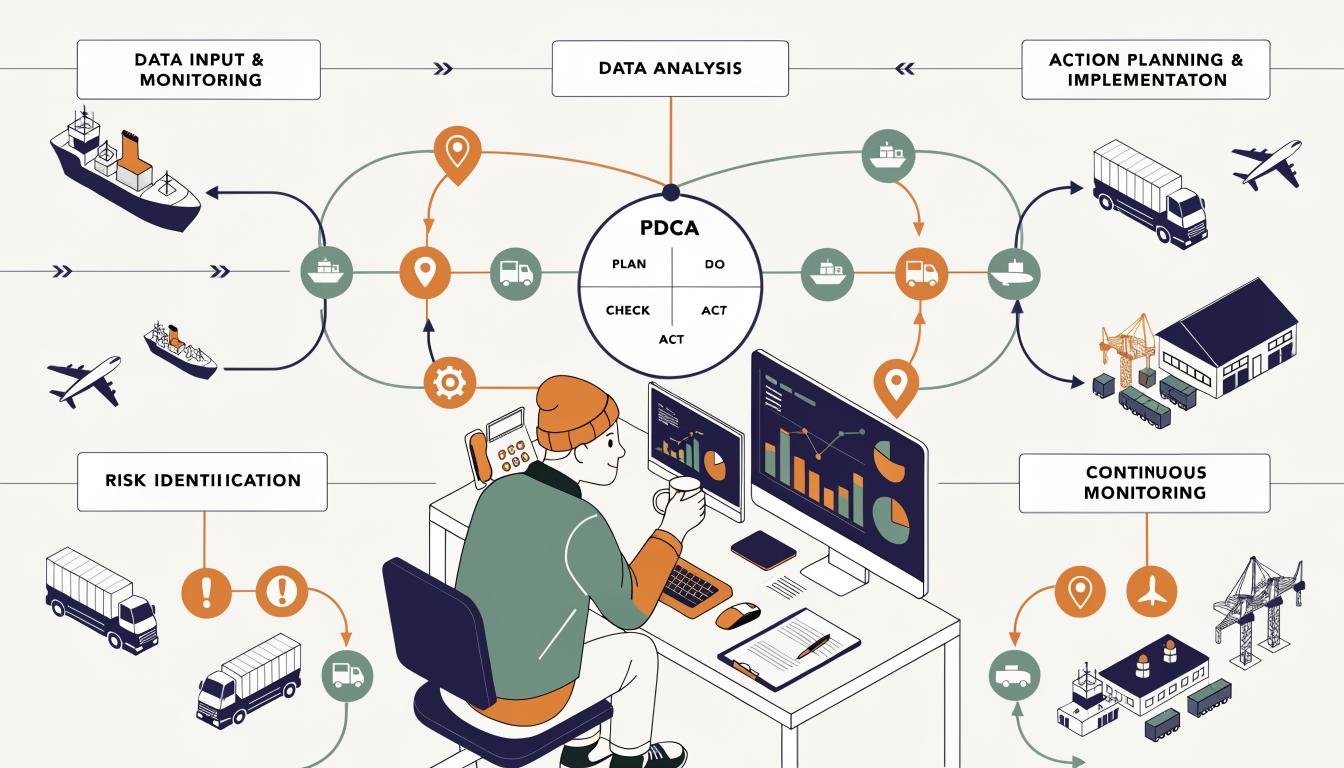 Framework PDCA: Navegando Volatilidade Macroeconômica e Riscos em Supply Chain