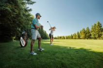 Couple golfing at Grande Prairie Golf and Country Club