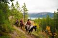Going for a trail ride in the Nordegg Backcountry.