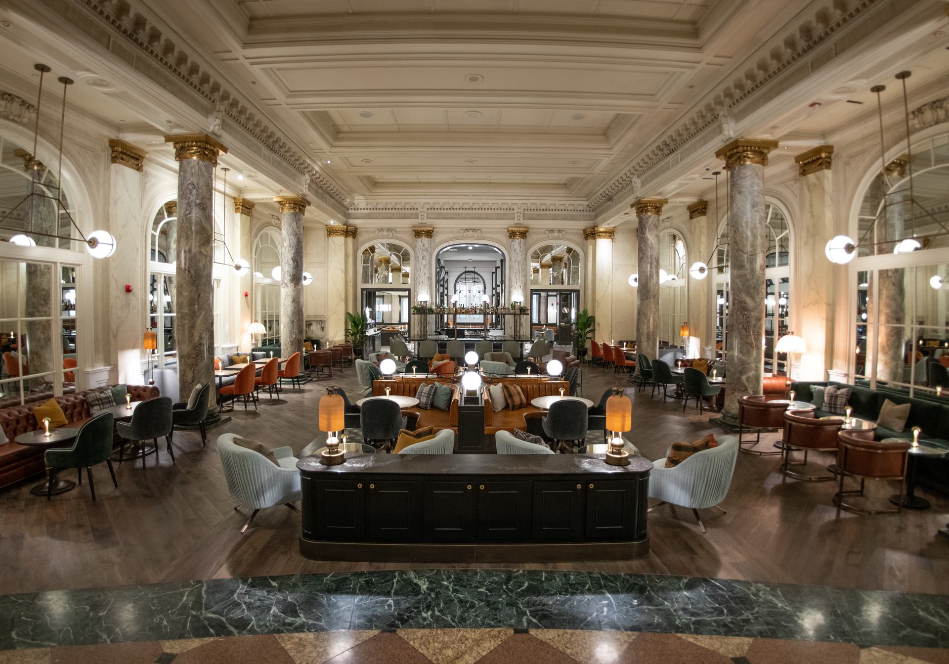 The lounge at the Hawthorn Dining Room in the Fairmont Palliser Hotel in Calgary.