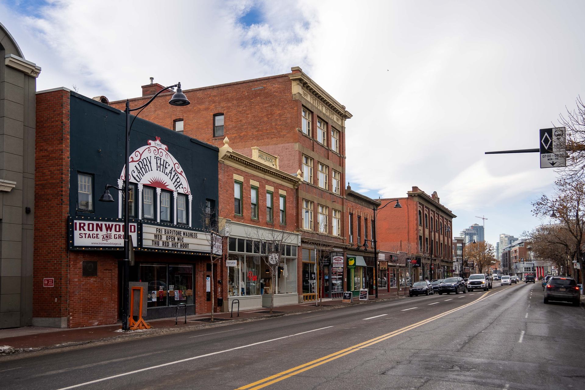 Buildings in Calgary's Inglewood neighbourhood