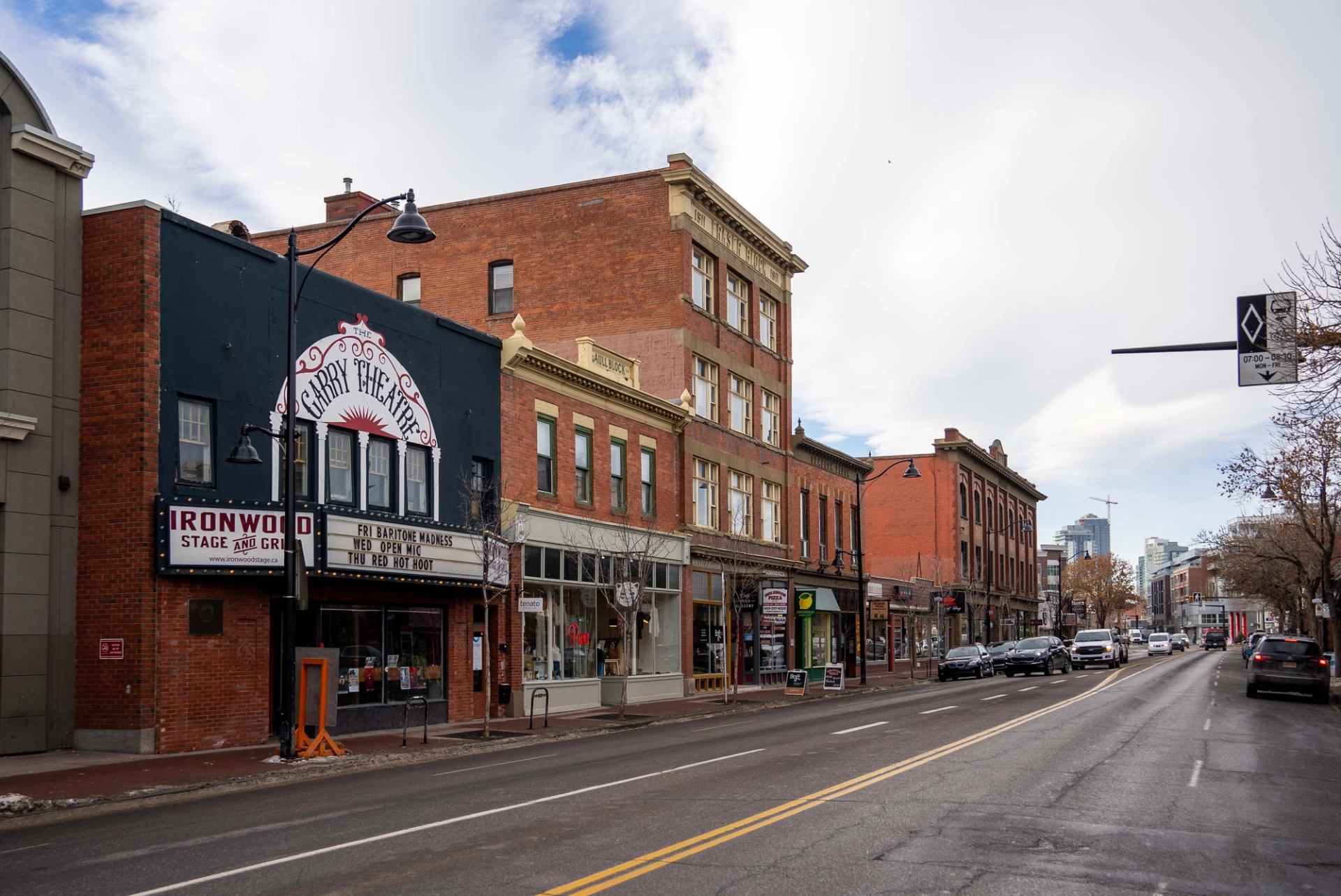 Buildings in Calgary's Inglewood neighbourhood