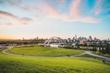The Edmonton Skyline.