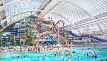 Inside World Waterpark at West Edmonton Mall