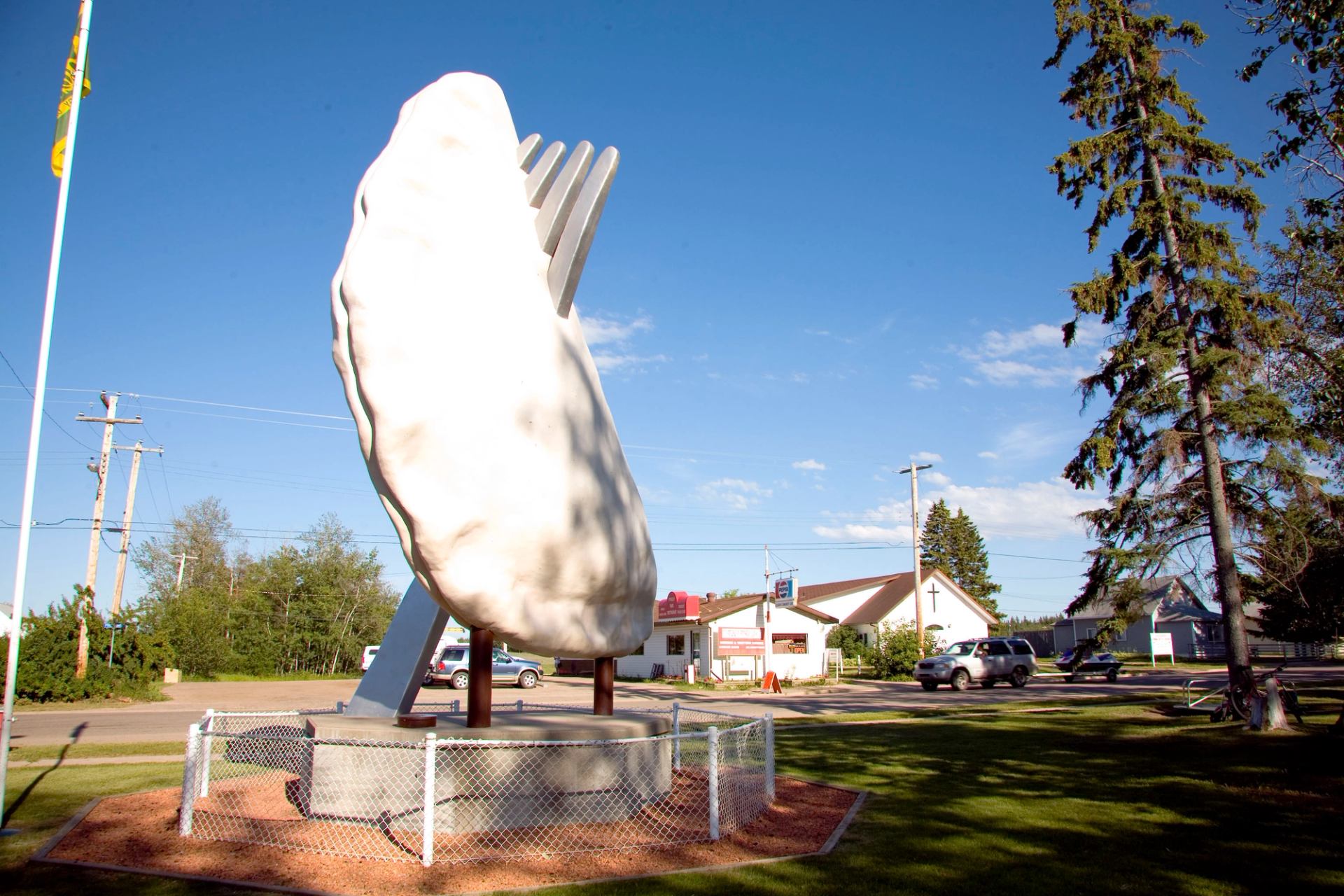 World's Largest Perogy in Glendon, Alberta.