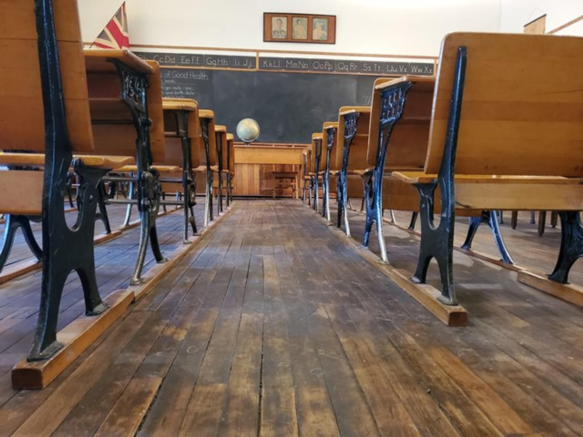 East Coulee School Museum Classroom