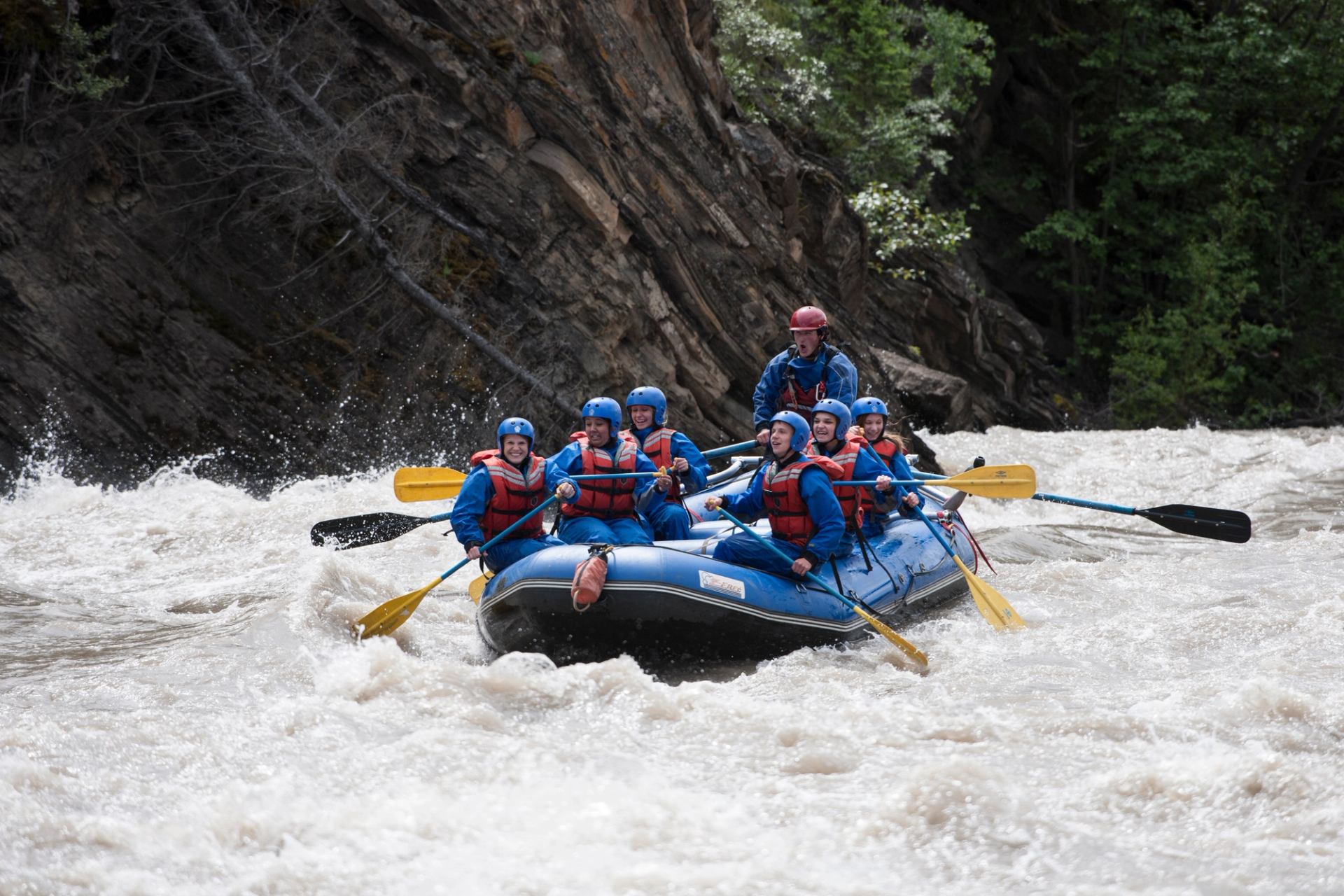 Whitewater Rafting on Sulphur River in Grande Cache