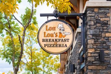 Lou Lou's Breakfast and Pizzeria.