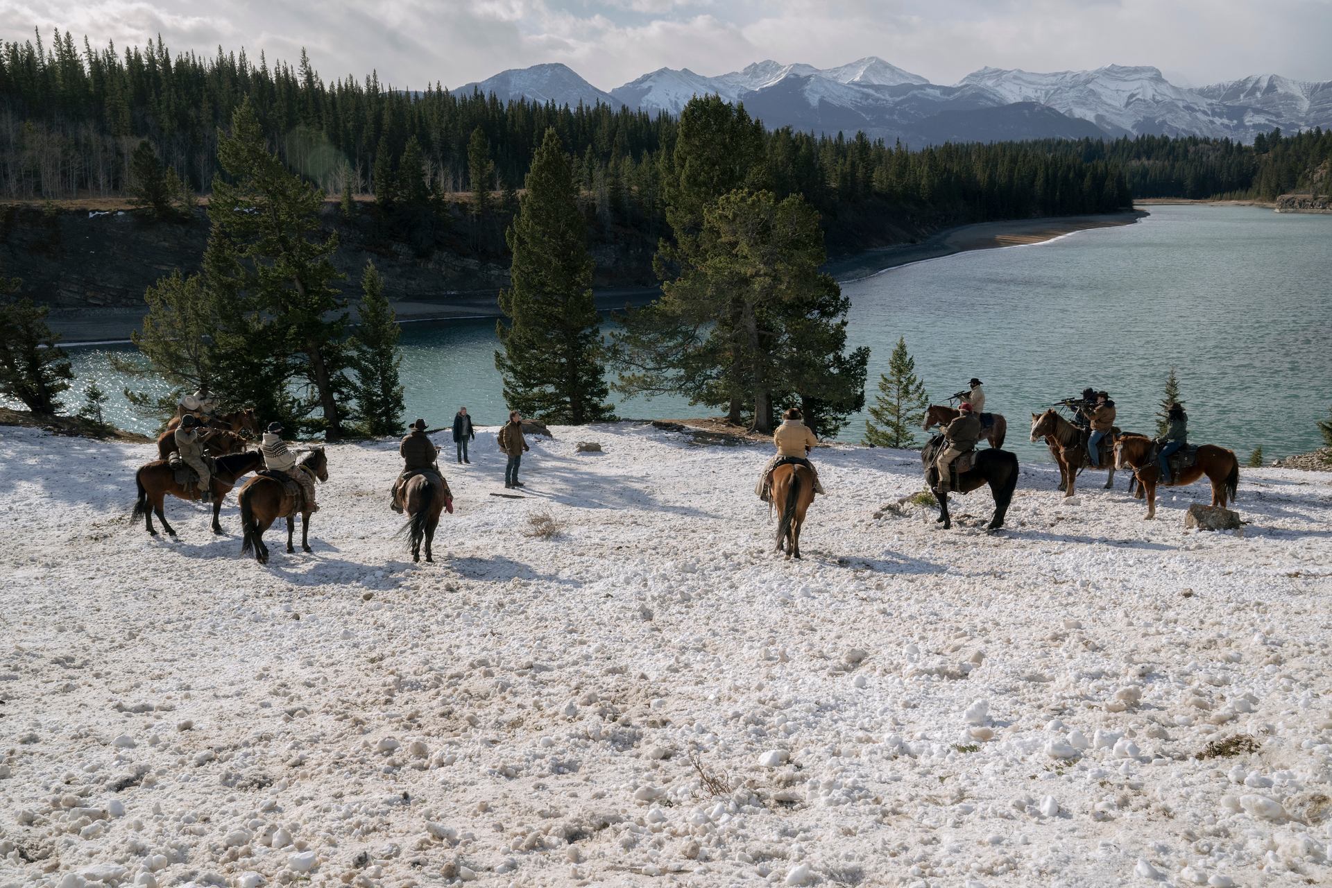 Scene from The Last of Us Series, shot in Alberta