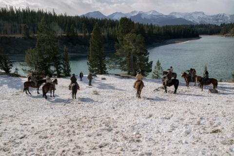 Scene from The Last of Us Series, shot in Alberta